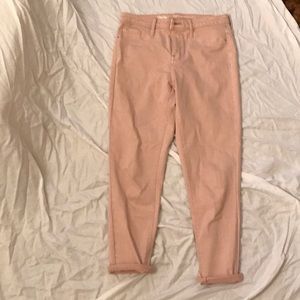 Light pink cropped pants
